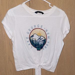 Abercrombie&Fitch Classic White Tie Shirt